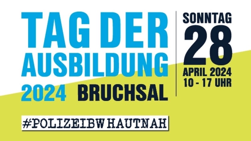 Ankündigung des Tags der Ausbildung 2024 in Bruchsal