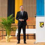 Präsident Matthias Zeiser bei der Begrüßung