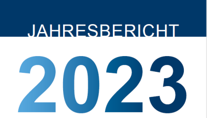 Deckblatt des Jahresberichts 2023